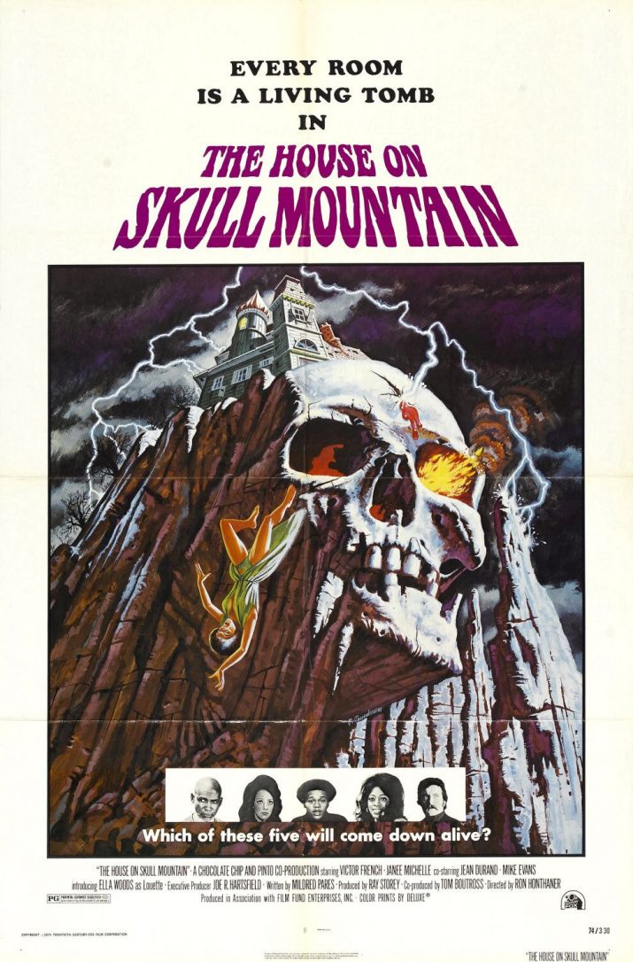 The House on Skull Mountain horror movie poster