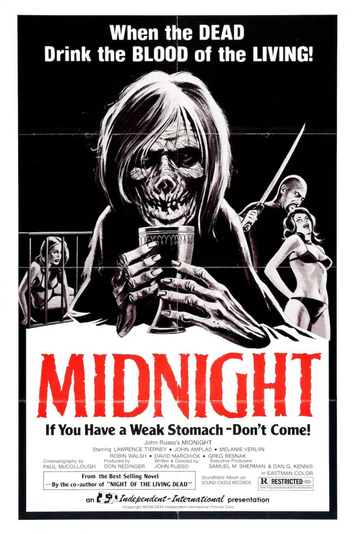 Midnight AKA The Backwoods Massacre horror movie poster